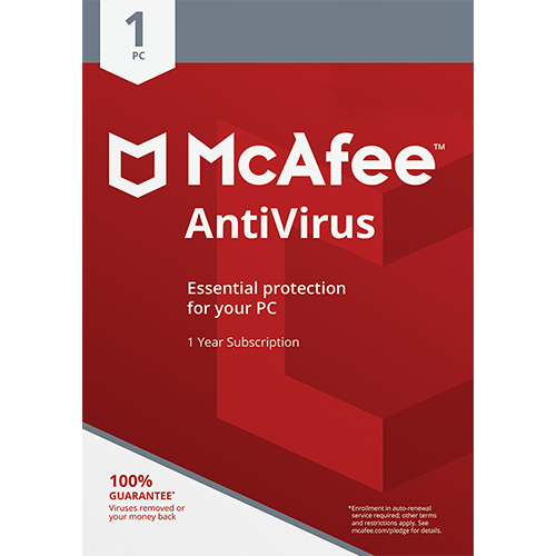 McAfee Antivirus Plus (1 Year, 1 PC) [Download]