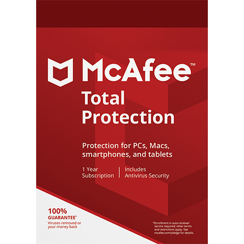 McAfee Total Protection (1 Year, 1 Device) [Download]