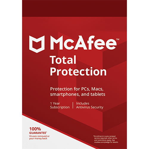 McAfee Total Protection (1 Year, 10 Devices) [Download]