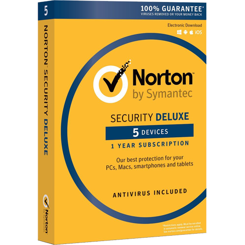 Norton Security Deluxe (1 Year / 5 Devices) [Download]