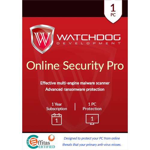 Watchdog Online Security Pro (1 Year, 1 PC) [Download]